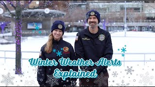 Winter Weather Alerts: Explained