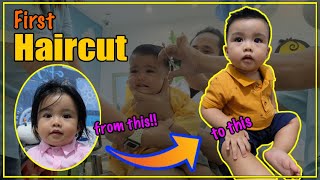 The Struggle of Baby Ys | First Haircut | T2 Gudz Vlog