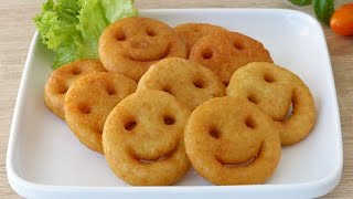 Homemade Potato Smiley ⚡Crispy Potato Smiley ⚡ Deccan Zaika