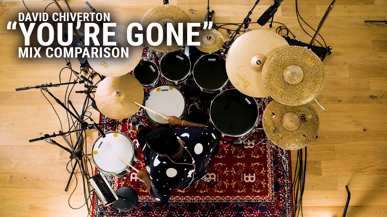Meinl Cymbals - David Chiverton - "You're Gone" Mix Comparison