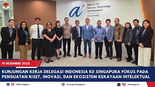 KUNJUNGAN KERJA DELEGASI INDONESIA KE SINGAPURA FOKUS PADA PENGUATAN KEKAYAAN INTELEKTUAL