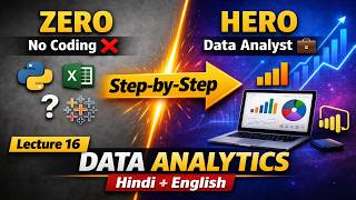 Data Analytics Lecture 16 | Tableau Tutorial ๐ฅ | Data Visualization with Tableau (Hindi + English) Wealth
