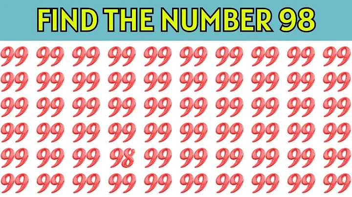 How Good Are Your Eyes? Cool and Quick Test ! Find the differences !