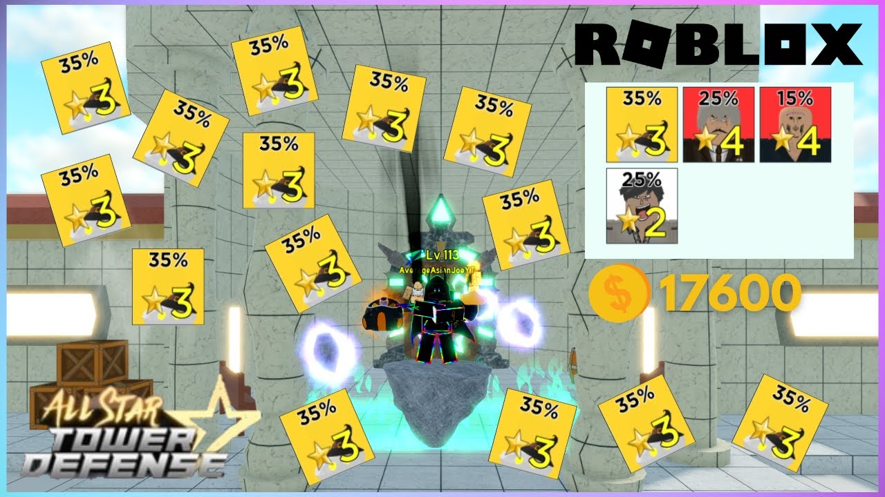 EXCLUSIVE CODE] 5000+ ALL MIGHT SUMMONS IN ALL STAR TOWER DEFENSE (Roblox)  