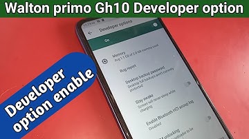 Walton primo Gh10 Developer option Enable