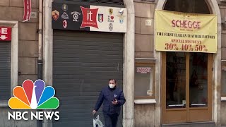 Travel Blogger Describes Life In Rome Under COVID-19 Lockdown | NBC News NOW screenshot 1