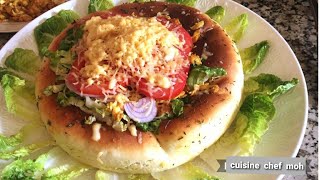 Pizza cheeseburger géante  الفيديو القنبلة الحصري البيتزا تشيزبرغر الرائعة  اسهل والذ ما يمكن توجدوه