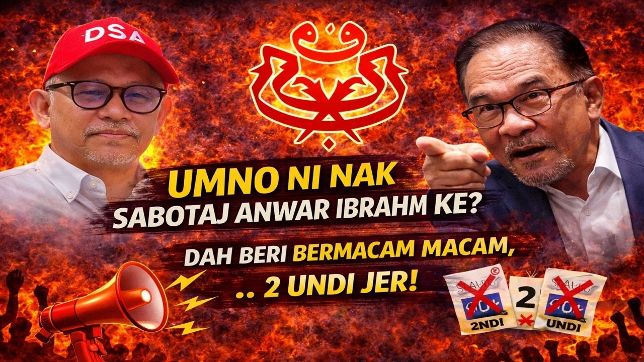 UMNO ni nak sabotaj Anwar Ibrahim ke? Dah beri bermacam macam, , 2 undi jer 