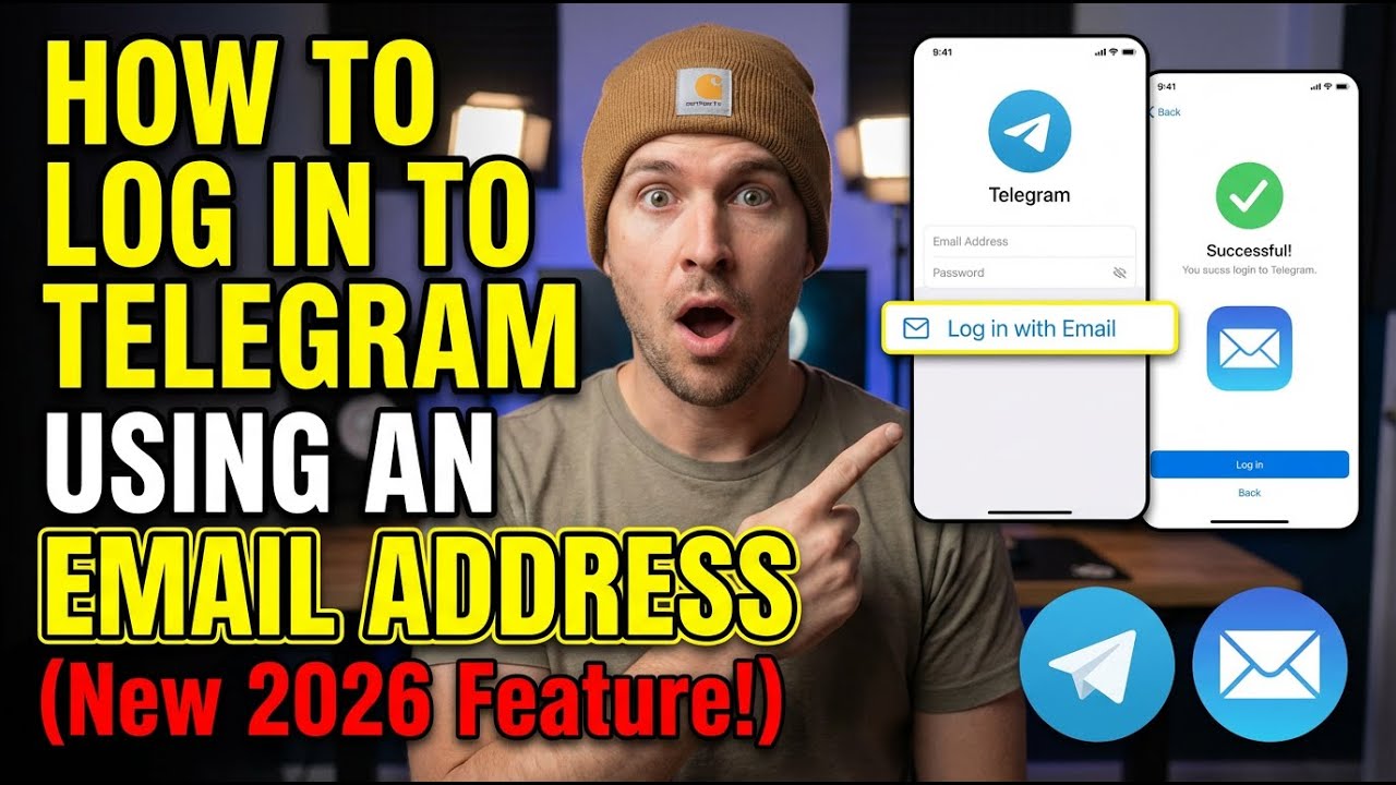HOW TO Log In to Telegram Using an Email Address (New 2026 Feature!)