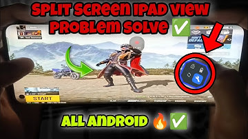 BGMI SPLIT SCREEN IPAD VIEW NOT WORKING PROBLEM SOLVE 😍 | 100% WORKING ALL ANDROID