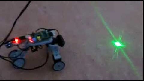 Laser following mobile robot "Pszemek"