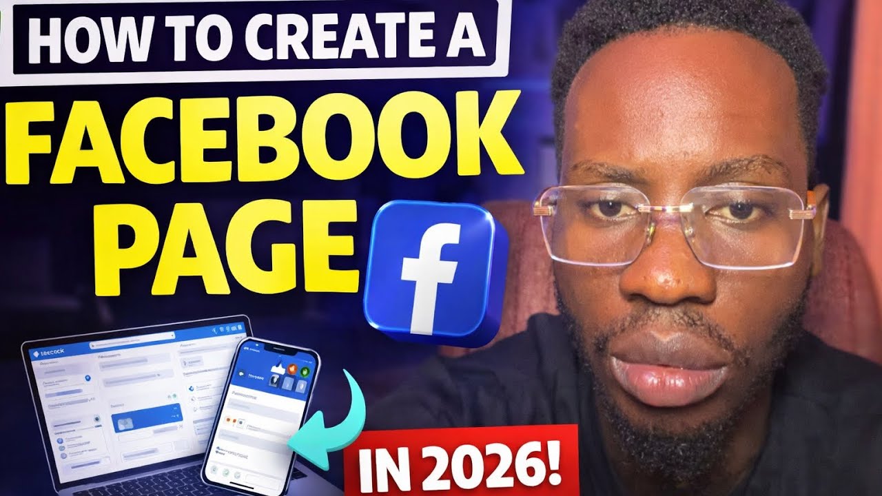 How To Create A facebook page in 2026 - YouTube