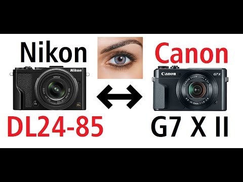 Focus on differences Nikon DL 24-85 vs Canon G7 X Mark II
