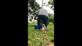 Cleaning The Yard In My White Socks