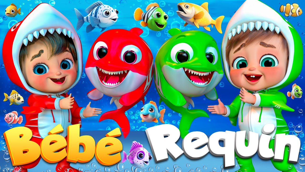 Bébé Requin et les Étoiles de Mer | Comptines Et Chansons | À Bébé Chanson @SuperLucaLEFrancais