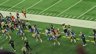 2025 Dallas Cowboys Cheerleaders group 3 sideline dances 10/19/25 vs Commanders