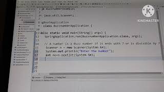 Buzz number with Java spring boot @tswisdomworld