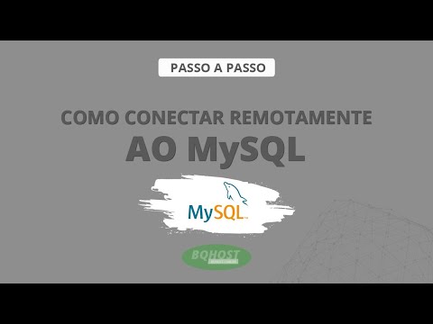 Vídeo: Como faço para conectar remotamente ao meu banco de dados GoDaddy MySQL?