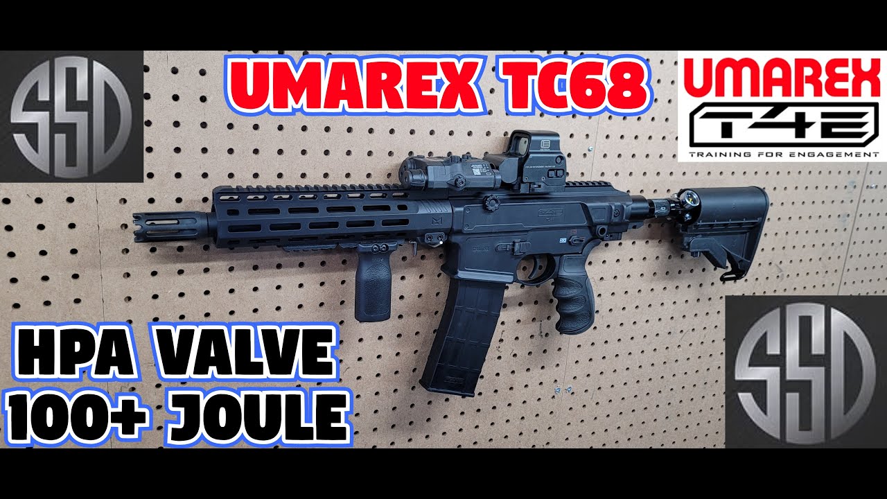 Испытание клапана Umarex TC68 SSD на 83 Джоуля при давлении 750 PSI с использованием HPA-фильтра