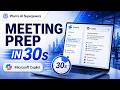 Microsoft Copilot: Outlook Instant Meeting Prep