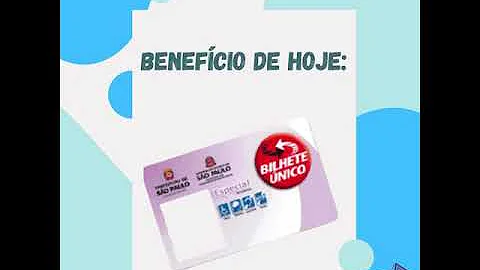 Como tirar o Bilhete Único para deficiente?
