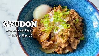 🍲GYUDON - Japanese Beef & Rice Bowl