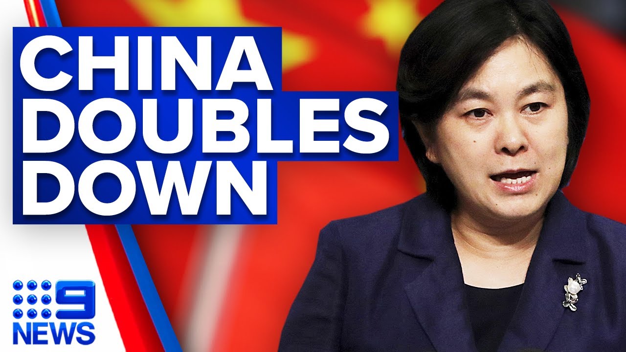 Chinese official refuses to apologise over fake ADF image | 9 News Australia