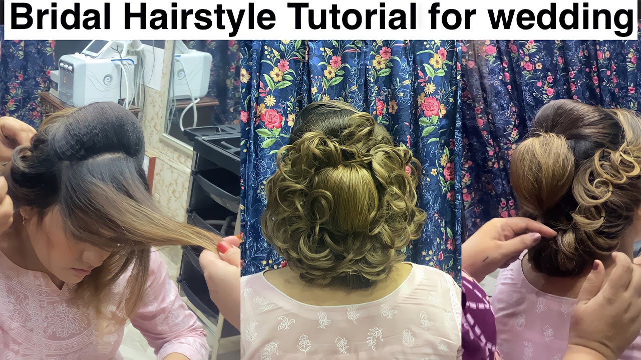 Barat Bridal Hairstyle 2021 | Trendy Hairstyle 2021| bridal Juda hairstyle