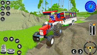 Indian Tractor and Harvester Farming Simulator - Village Tractor Trolly Game - Android Gameplay. screenshot 4