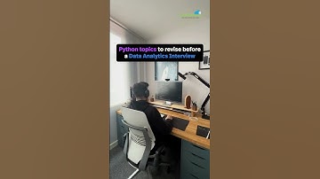 Python Topics To Revise Before A Data Analytics Interview