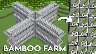 MINECRAFT BEST AUTOMATIC BAMBOO FARM 26.1.2 TUTORIAL (Easy)