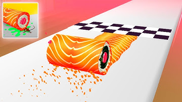Sushi Roll 3D - All levels gameplay Walkthrough. (IOS, Android) | Levels 1-5