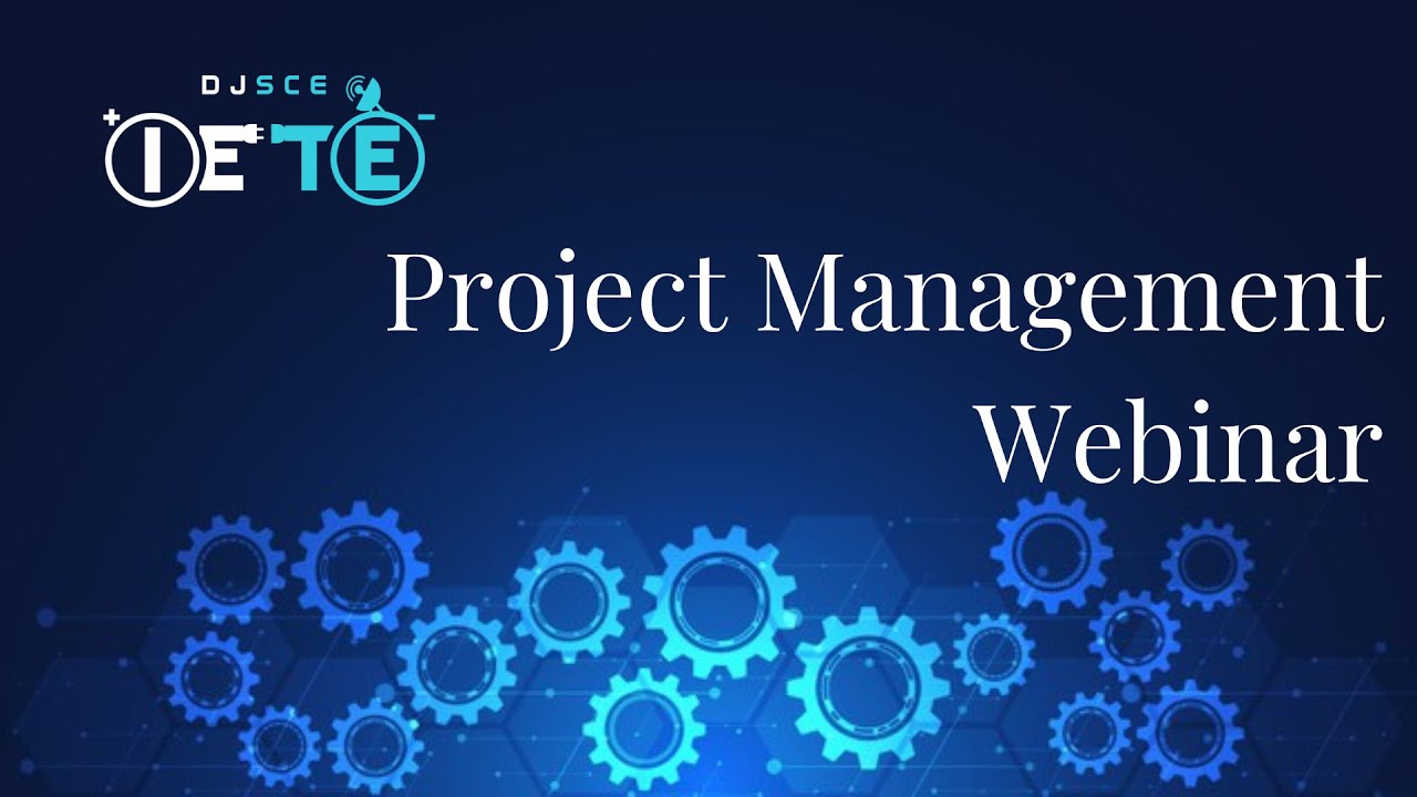 Project Management Webinar - YouTube