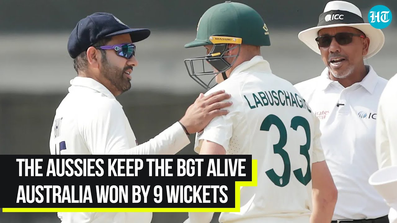 India vs australia match highlights 3rd test match border gavaskar