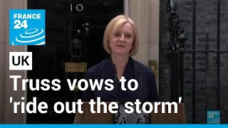 Britain's new PM Truss vows to ride out economic storm • FRANCE 24 English