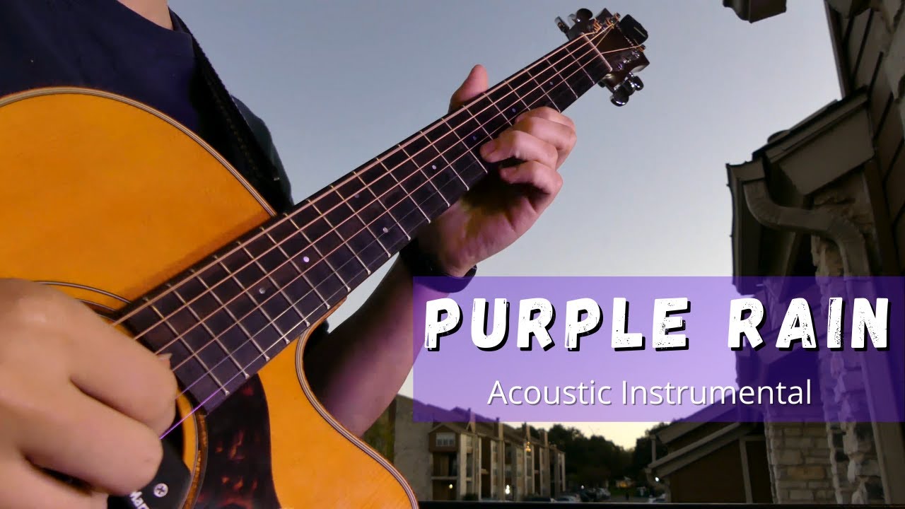 Purple Rain (Prince) Acoustic Fingerstyle Guitar John Henry Johnson