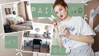 Painting My Room Vlog Madison Heizer