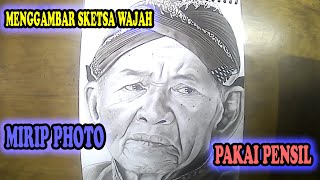 CARA MENGGAMBAR SKETSA WAJAH SIMPEL DAN MUDAH MIRIP PHOTO PAKAI PENSIL screenshot 4
