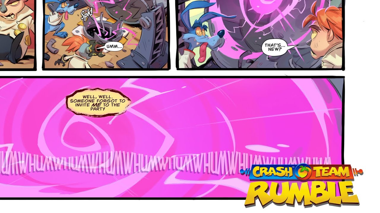 Crash Team Rumble Ripper Roo and N gin comic video - YouTube