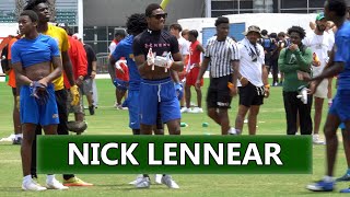 Northwestern 2027 WR Nick Lennear at Miami 7-on-7 Camp