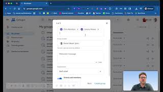 Creating Gmail Groups