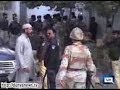 Dunya news  karachirangers personnel open fire on disputing couple kill husband