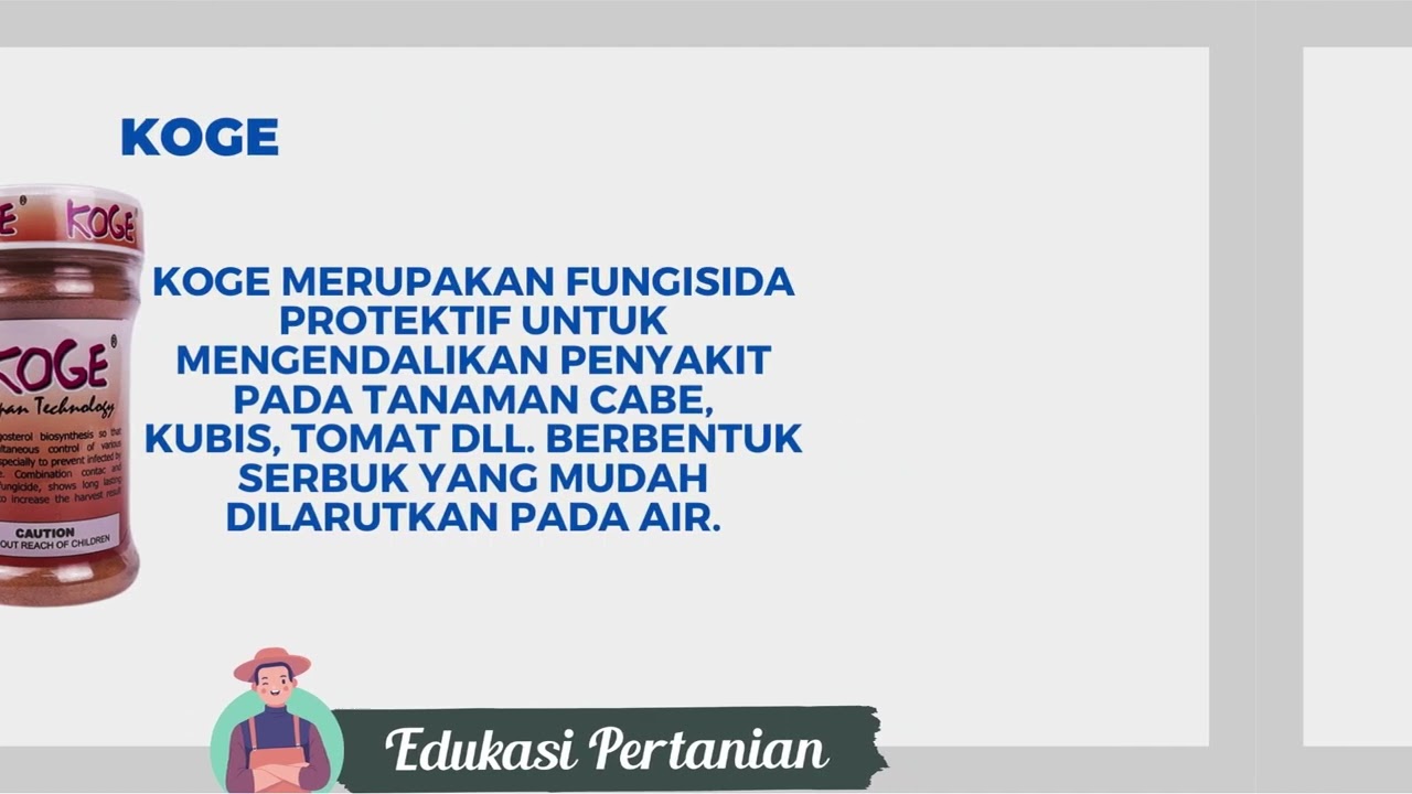 Dosis & Fungsi Fungisida Koge 100gr