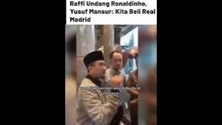 YUSUF MANSUR : KITA BELI REAL MADRID
