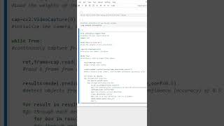 Live Object Detection YOLOv8 #ai #machinelearning #sinhala #coding