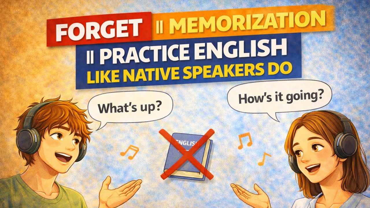 Forget Memorization || Practice English Like Native Speakers Do