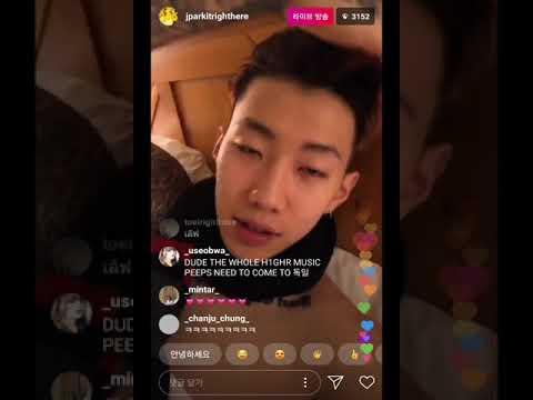박재범 "수퍼비,재키와이와 어떻게 작업하게됐냐고??" 박재범 인스타라이브