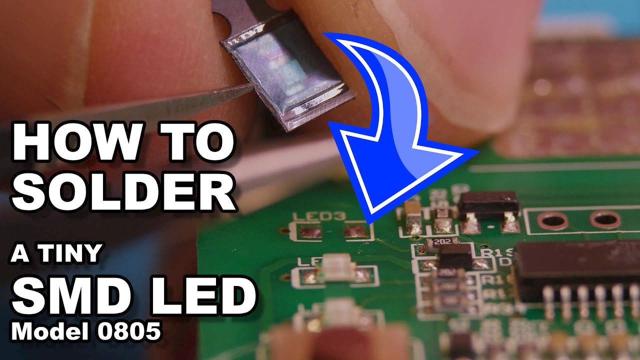 How to Solder a SMD LED 