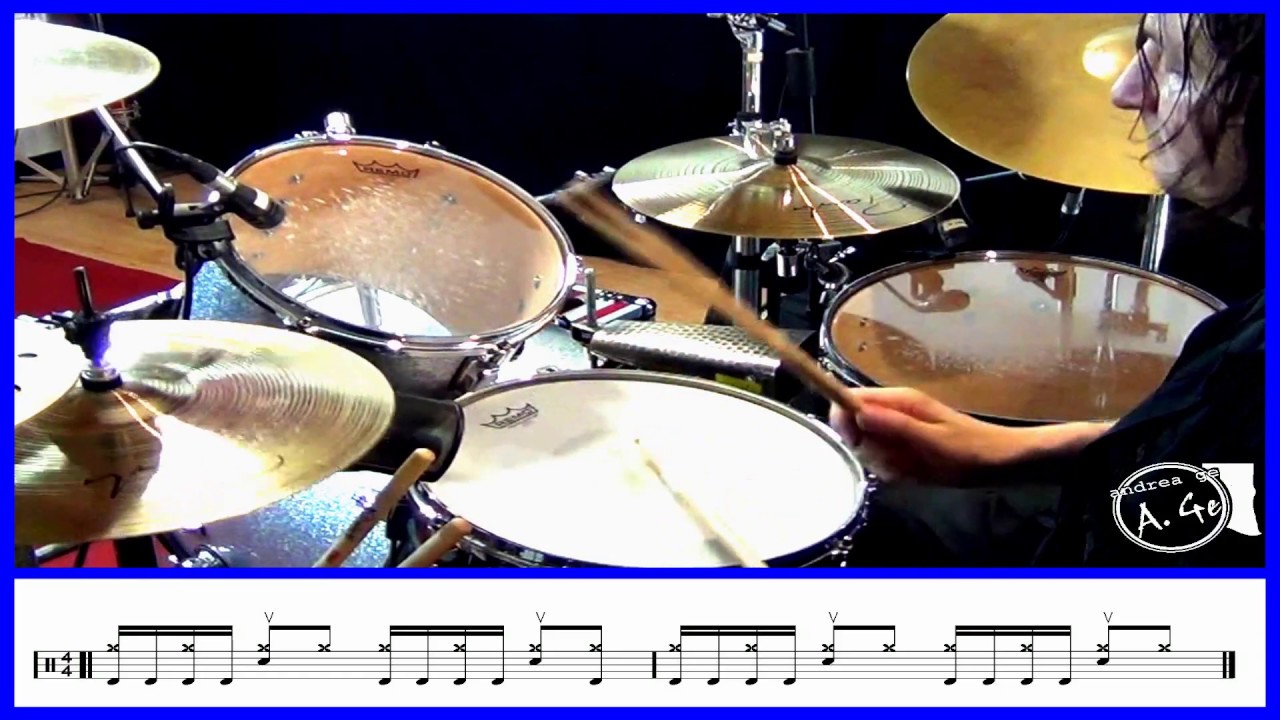Double bass drum fill 01 YouTube