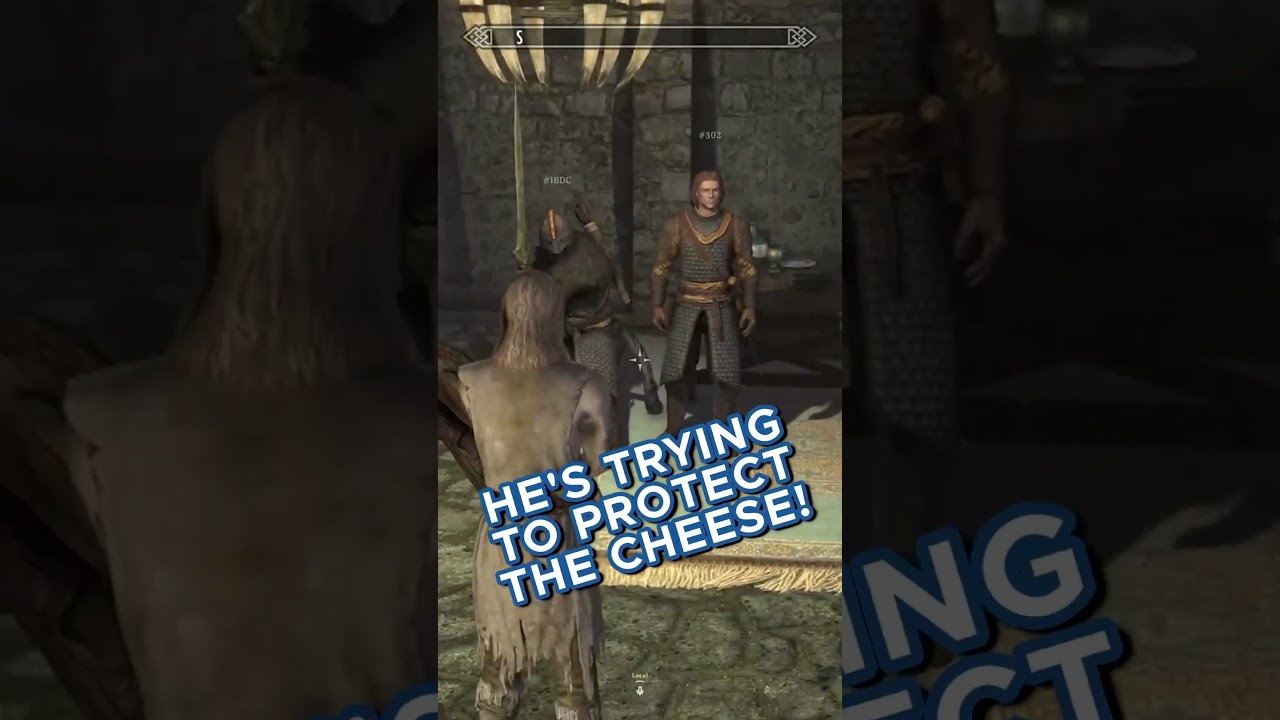 Disturbing the cheese!? KeizaalRP #skyrimrp #shorts